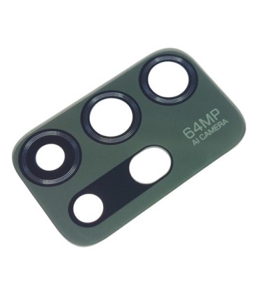 VIDRIO CAMARA TRASERA MOTOROLA G30 VERDE