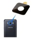 VIDRIO Y MARCO CAMARA TRASERA SAMSUNG A5 A7 A500 A700 2015 VIDRIO CAMARA
