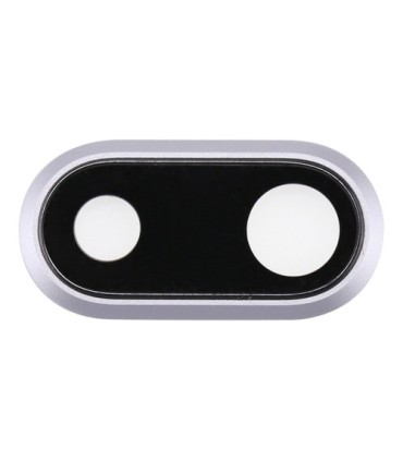 VIDRIO CAMARA TRASERA + MARCO ALUMINO IPHONE 8 PLUS IPH8P