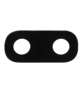 REPUESTO VIDRIO DUAL CAMARA SAMSUNG A20 NEGRO CON PEGAMENTO