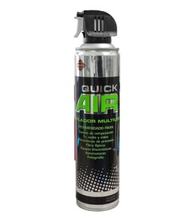 QUICK AIRE COMPRIMIDO EN AEROSOL 400 GRAMOS CON GATILLO