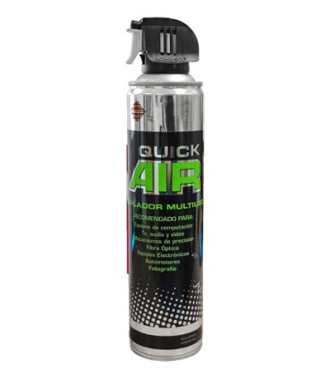 QUICK AIRE COMPRIMIDO EN AEROSOL 400 GRAMOS CON GATILLO