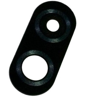 VIDRIO CAMARA TRASERA MOTOROLA MOTO ONE VISION NEGRA CON PEGAMENTO
