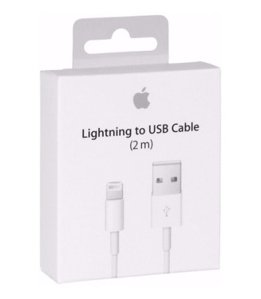 CABLE APPLE USB A LIGHTNING IPHONE IPOD IPAD MINI  CAJA 2M MD819ZM/A A1510 CAJA SELLADA NTM