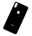 TAPA TRASERA IPHX IPHXS XS IPH10 NEGRA LOGO NO BIG HOLE