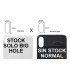 TAPA TRASERA IPHONE X IPHONE XS IPHONE 10 DORADO LOGO BIG HOLE