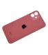 TAPA TRASERA IPHONE 12 MINI ROJO CON LOGO BIG HOLE