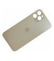 TAPA TRASERA IPHONE 11 PRO DORADO CON LOGO BIG HOLE