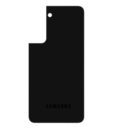 TAPA TRASERA SIN CAMARA S22 5G NEGRA CON LOGO + PEGAMENTO
