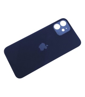 TAPA TRASERA IPHONE 12 MINI AZUL CON LOGO BIG HOLE