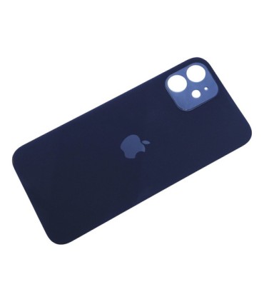 TAPA TRASERA IPHONE 12 MINI AZUL CON LOGO BIG HOLE