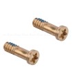 PAR TORNILLOS PANTALLA IPHONE 5 5S 5SE DORADO