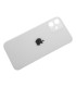 TAPA TRASERA IPHONE 12 BLANCO CON LOGO BIG HOLE