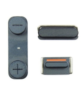KIT BOTONES VOLUMEN ON HOLD IPHONE 5 NEGRO