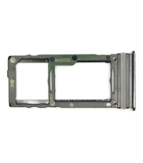 BANDEJA PORTA SIM + SD SAMSUNG A72 BLACK