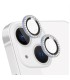 VIDRIO TEMPLADO PROTECTOR LENTE CAMARA PARA IPH14 / PLUS DORADO STRASS