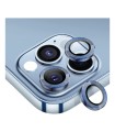 VIDRIO TEMPLADO PROTECTOR LENTE CAMARA PARA IPH13 / 13 MINI CELESTE