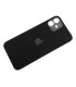TAPA TRASERA IPHONE 12 NEGRO CON LOGO BIG HOLE