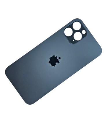 TAPA TRASERA IPHONE 11 PRO MAX AZUL CON LOGO BIG HOLE