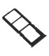 BANDEJA PORTA DUAL SIM + BANDEJA MICRO SD SAMSUNG A11 A115 NEGRO