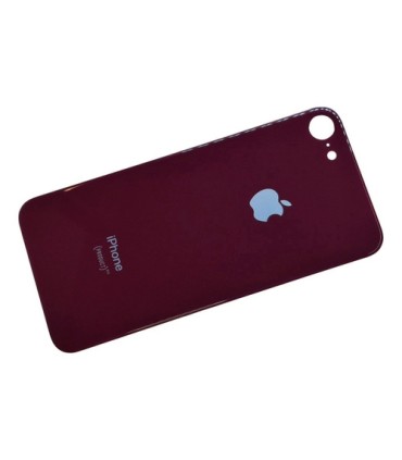 TAPA TRASERA IPHONE 8 ROJO LOGO