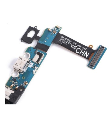 FLEX PLACA CARGA USB SG SENSOR MENU ATRAS HOME JACK AUDIO S6 G9200 REV 0.6F