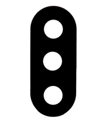 REPUESTO VIDRIO CAMARA XIAOMI NOTE 6 PRO NEGRO CON PEGAMENTO