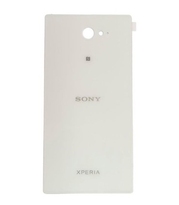 TAPA TRASERA PLASTICA CON PEGAMENTO SONY XPERIA M2  + NFC