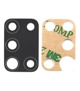 REPUESTO VIDRIO CAMARA SAMSUNG A31 A315  NEGRO CON PEGAMENTO NTM
