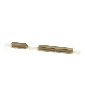 BOTON PLASTICO POWER + VOLUMEN MOTOROLA MOTO G5 XT1670 DORADO