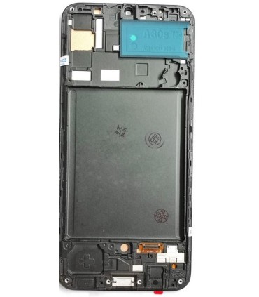 MODULO SAMSUNG A30S A307 INCELL NEGRO CON MARCO