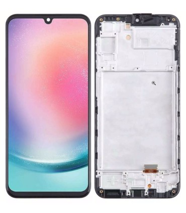 MODULO SAMSUNG A24 4G INCELL CON MARCO PANTALLA GRANDE
