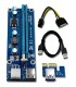 RISER PCI-E 16X A 1X - EXT X USB 3.0 MINERIA VER 006C RIG BTC LY