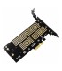 PLACA ADAPTADOR PCIE X4 DUAL M.2 SSD NVM LY
