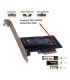 PLACA ADAPTADOR NVME M KEY PCI EX X4 A M LY