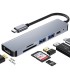 HUB ADAPTADOR MULTIPUERTO 6  EN 1 TIPOC MAC PS4 XBOX PC ANDROID HDMI USB SD 3.0 LY