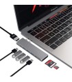 ADAPTADOR MACBOOK PRO AIR 13 15 USB C HUB HDMI MICRO SD 8 EN 1 LY