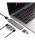 ADAPTADOR MACBOOK PRO AIR 13 15 USB C HUB HDMI MICRO SD 8 EN 1 LY