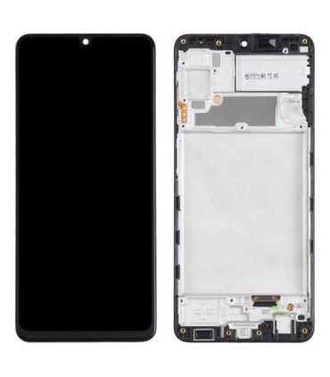 MODULO SAMSUNG A22 4G A225  INCELL NEGRO CON MARCO 6.3