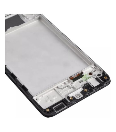 MODULO SAMSUNG A22 4G A225  INCELL NEGRO CON MARCO 6.3