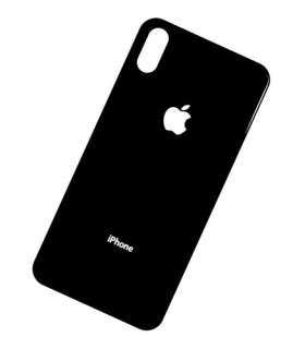 TAPA TRASERA IPHONE X IPHXS XS IPH10 NEGRA LOGO NO BIG HOLE