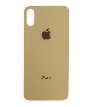 TAPA TRASERA IPHONE X IPHXS IPH10 DORADO LOGO BIG HOLE
