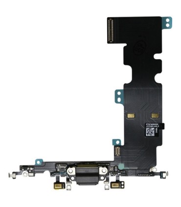 FLEX USB PUERTO CARGA IPHONE 8P PLUS NEGRO
