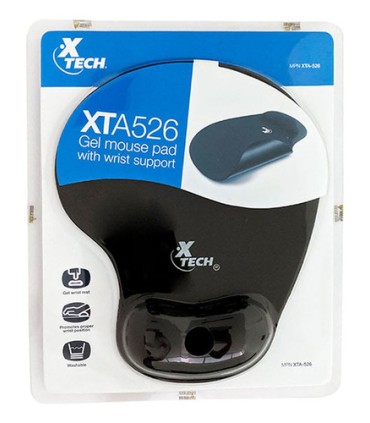 Mouse Pad Gel Xtech Xta-526 19.5cm X 22.5cm Calidad Premium