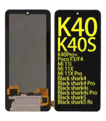 Modulo XIAOMI POCO F3 6.67" K40/K40 PRO/XIAOMI 11I/SHARK 4/SHARK 4 PRO/MI11X/SHARK 4S/POCO F4/POCO F3 PRO/POCO F4 PRO HARD OLED