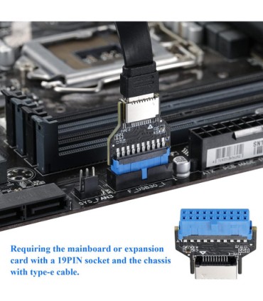 Conector Mother Usb 3.0 De 19 Pines A Interfaz Tipo E A-key