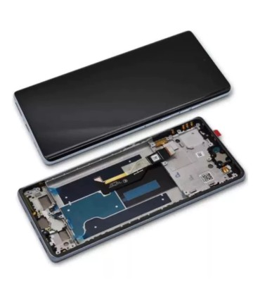 MODULO MOTOROLA EDGE 50 FUSION CON MARCO ORIGINAL BLUE