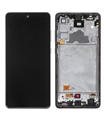 MODULO SAMSUNG A72  OLED NEGRO CON MARCO FULL