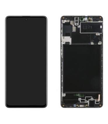 MODULO SAMSUNG A71 INCELL CON MARCO NEGRO