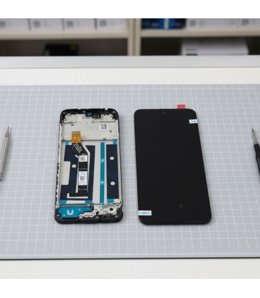 Modulo Display Para Motorola G05 / E15 High Copy Con Marco Negro